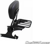 Custom Acces Sissybar Luxus Softail Model, Black | RSD001N