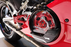 CNC Racing Clear oil bath clutch cover Ducati Panigale V4 - Pramac Racing Limited Edition, Black | CA210BPR