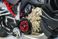 CNC Racing Clear clutch cover - Conversion kit Ducati Multistrada V4, Natural | CAB02N