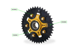 Rear sprocket flange