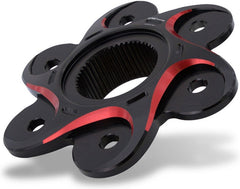 CNC Racing Rear sprocket flange Ducati - Bicolor, Black/Red | FL507BR