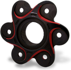 CNC Racing Rear sprocket flange Ducati - Bicolor, Black/Red | FL507BR