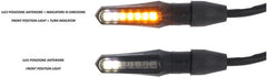CNC Racing Turn indicator Task + front position light Led, Black | ID018B