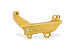Brake lines cover with fluid tank bracket