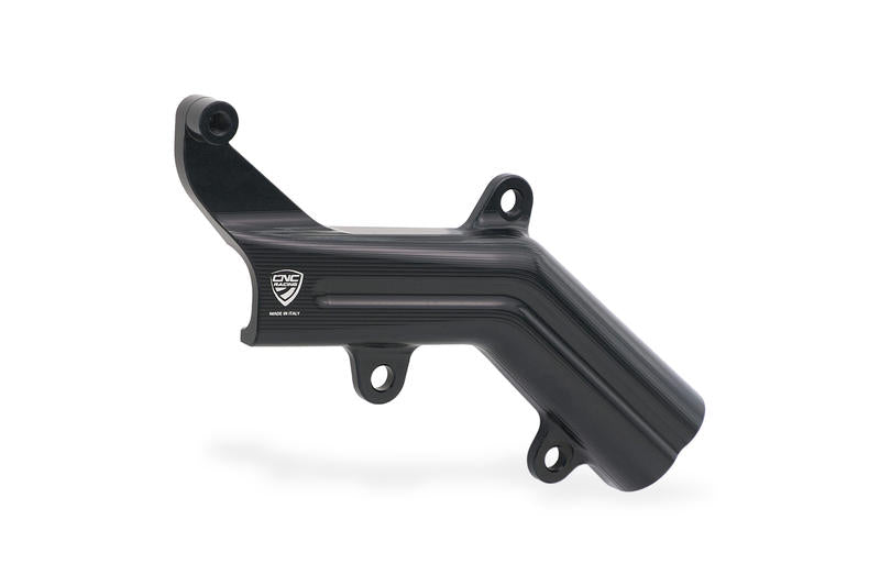 Brake lines cover with fluid tank bracket