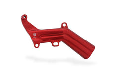 Brake lines cover with fluid tank bracket