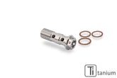 Oil hose double banjo screw M10x1.0 - Titanium, Titanium