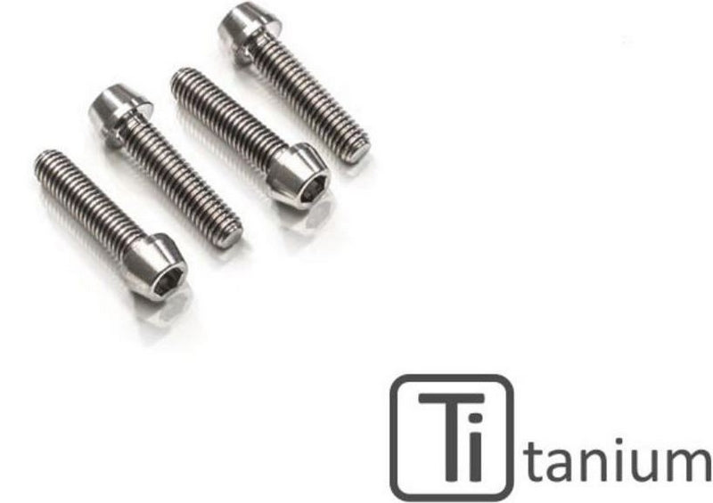 CNC Racing Screws set front axle clamp M8x30 (4 pcs) - Titanium, Titanium | KV395X