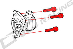 CNC Racing Bolt kit clutch slave cylinder M6x30 (3 pcs) - Titanium, Titanium | KV407X