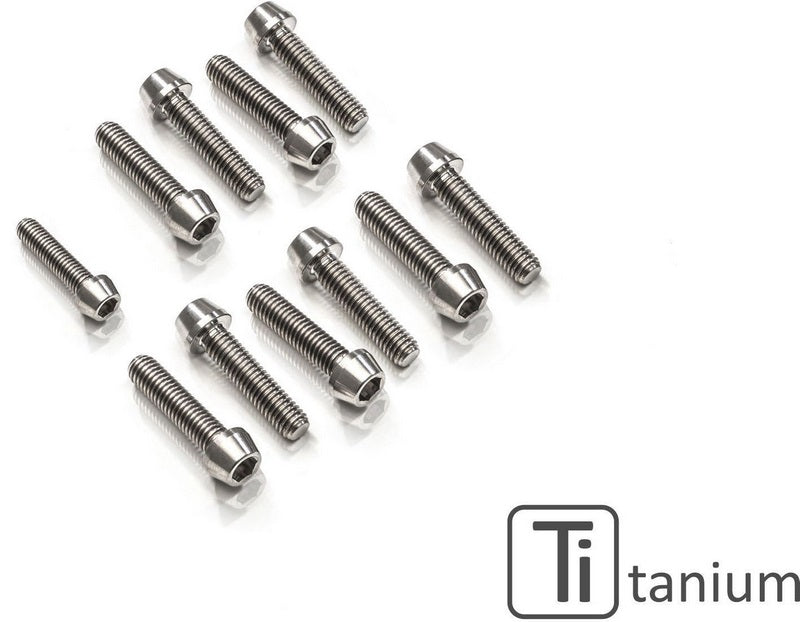 CNC Racing Screw kit CNC Racing triple clamps for Ducati Hypermotard - Titanium, Titanium | KV449X