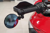 Adapter for bar-end mirrors on, Black