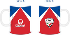 CNC Racing MUG 11oz Pramac Racing, White | MUG02PR