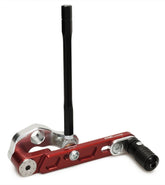 CNC Racing Adjustable rear sets - Reverse shifting MV Agusta LIMITED EDITION, Red/Silver | PE330RS
