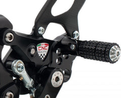 CNC Racing Adjustable rear sets RPS Ducati SBK Panigale series, Silver | PE400BS