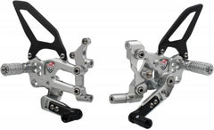 CNC Racing Adjustable rear sets RPS Ducati SBK Panigale series, Black | PE400B