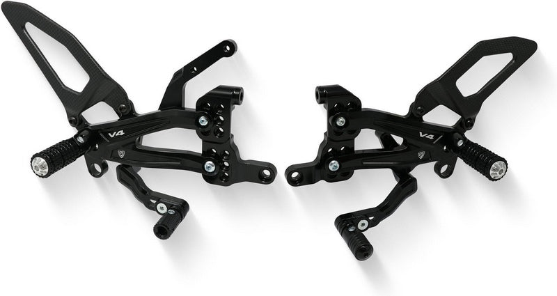 CNC Racing Adjustable rear sets RPS Ducati Panigale V4 R | PE408