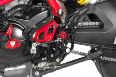 CNC Racing Adjustable rear sets rider Ducati Hypermotard 821/939, Black | PE430B