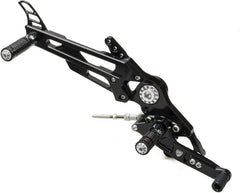 CNC Racing Adjustable rear sets Ducati, Black | PE445B