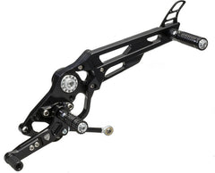 CNC Racing Adjustable rear sets Ducati, Black | PE445B