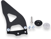 CNC Racing RH heel guard kit for rearsets PE226, Black | PES01B