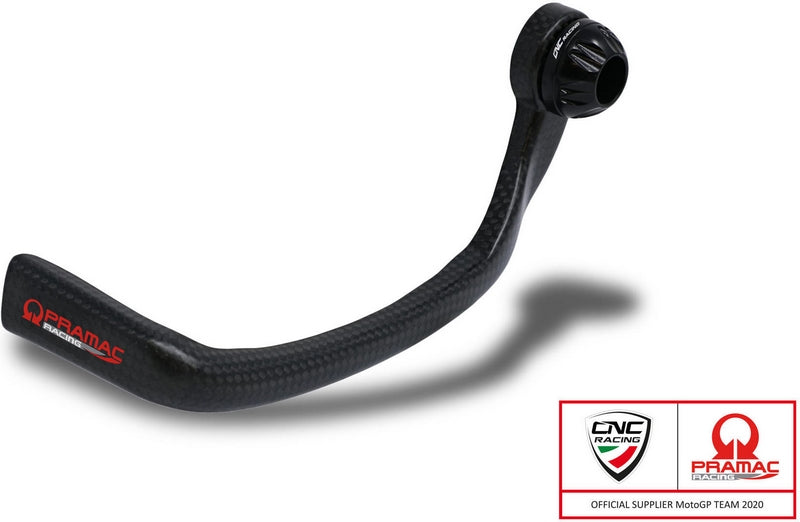 CNC Racing Clutch-Guard Carbon Race - Protection clutch lever matt carbon Pramac Racing Limited Edition, Black | PL250YBPR