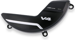 CNC Racing Clutch cover protector Ducati Panigale V4, Black/Silver | PR310BS