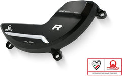 CNC Racing Clutch cover protector Ducati Panigale V4 R - Pramac Racing Limited Edition, Black/Silver | PR314BPR