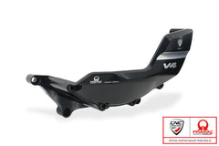 Clutch crankcase protector, Black/Silver