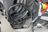 Engine guard in steel tubes, Black