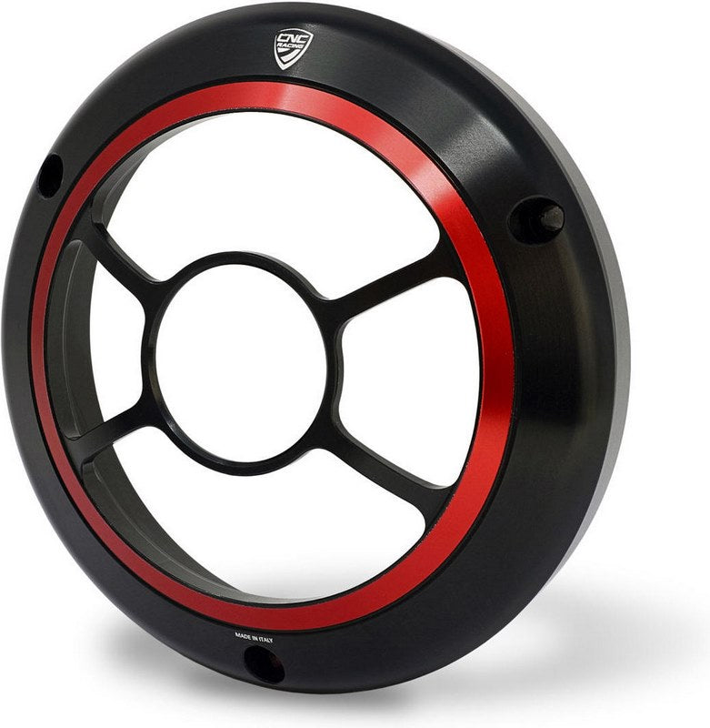 CNC Racing Headlight cover MV Agusta Superveloce 800 - Bicolor, Black/Red | PRF01BR