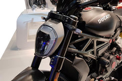 CNC Racing Triple clamps Ducati XDiavel - Bottom Yoke, Black/Silver | PSB09BS