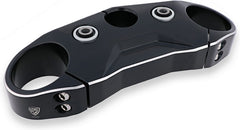 CNC Racing Triple clamps Ducati XDiavel - Top Yoke, Black/Silver | PST10BS