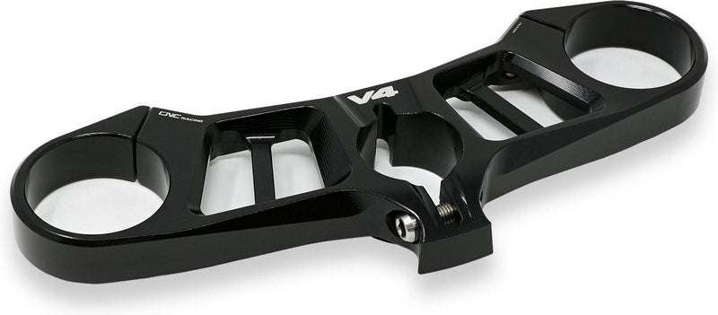 CNC Racing Triple clamps Ducati Panigale V4 - Top yoke, Black | PST15B