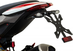 CNC Racing Adjustable license plate Ducati Hypermotard 821/939, Black | PT140B