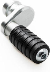 CNC Racing Fixed gearshift or rear brake lever peg - eccentric, Silver | RP902S