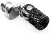 CNC Racing Folding rear brake lever peg Sport - eccentric, Black | RP9R0B