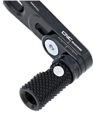 CNC Racing FOLDING PEG SPORT REAR BRAKE LEVER - M6, Black | RP9R4B