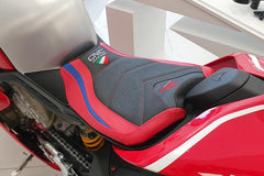 CNC Racing Seat cover Ducati Panigale V4 - Pramac Racing Limited edition, Black | SLD01PR