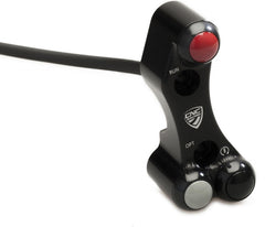 CNC Racing Right handlebar switch - OEM and RCS Brembo brake master cylinder, Black | SWA03B