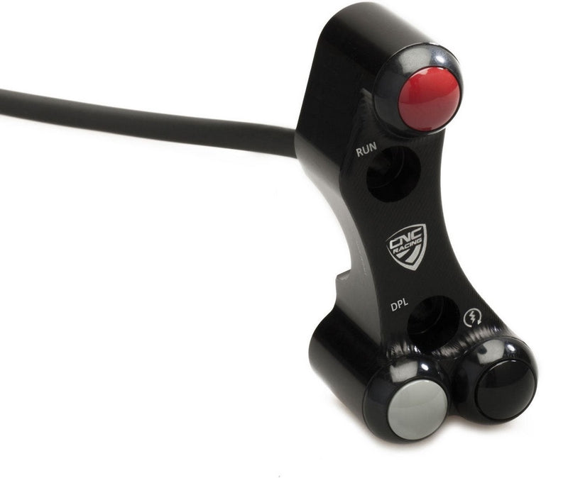 CNC Racing Right handlebar switch - OEM and RCS Brembo brake master cylinder, Black | SWD14B