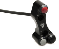 CNC Racing Right handlebar switch - OEM and RCS Brembo brake master cylinder, Black | SWD14B