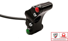 CNC Racing Left handlebar switch Pramac Racing Lim. Ed - street use, Black | SWD18BPR