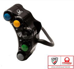 CNC Racing Left handlebar switch Pramac Racing Lim. Ed - street use, Black | SWD18BPR
