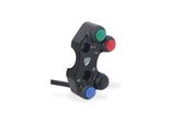 Right handlebar switch Street 4 Buttons - Brembo billet CNC and forged brake master cylinder, Black