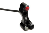 Right handlebar switch - OEM and RCS Brembo brake master cylinder, Black