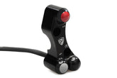 Right handlebar switch - CNC and forged Brembo brake master cylinder, Black