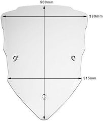 CNC Racing Windscreen Ducati Multistrada Touring - Clear, Clear | WS351CL