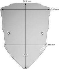 CNC Racing Windscreen Ducati Multistrada Touring - Smoke, Smoke | WS351LS