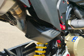 Exhaust pipe rear heat guard, Matt