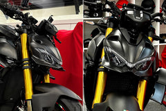 Headlight upper cover, Matt